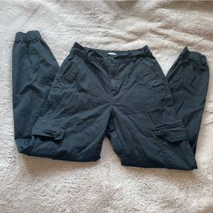 Garage Black Cargo Pants‎